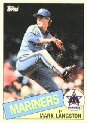 1985 Topps Baseball Cards      625     Mark Langston RC